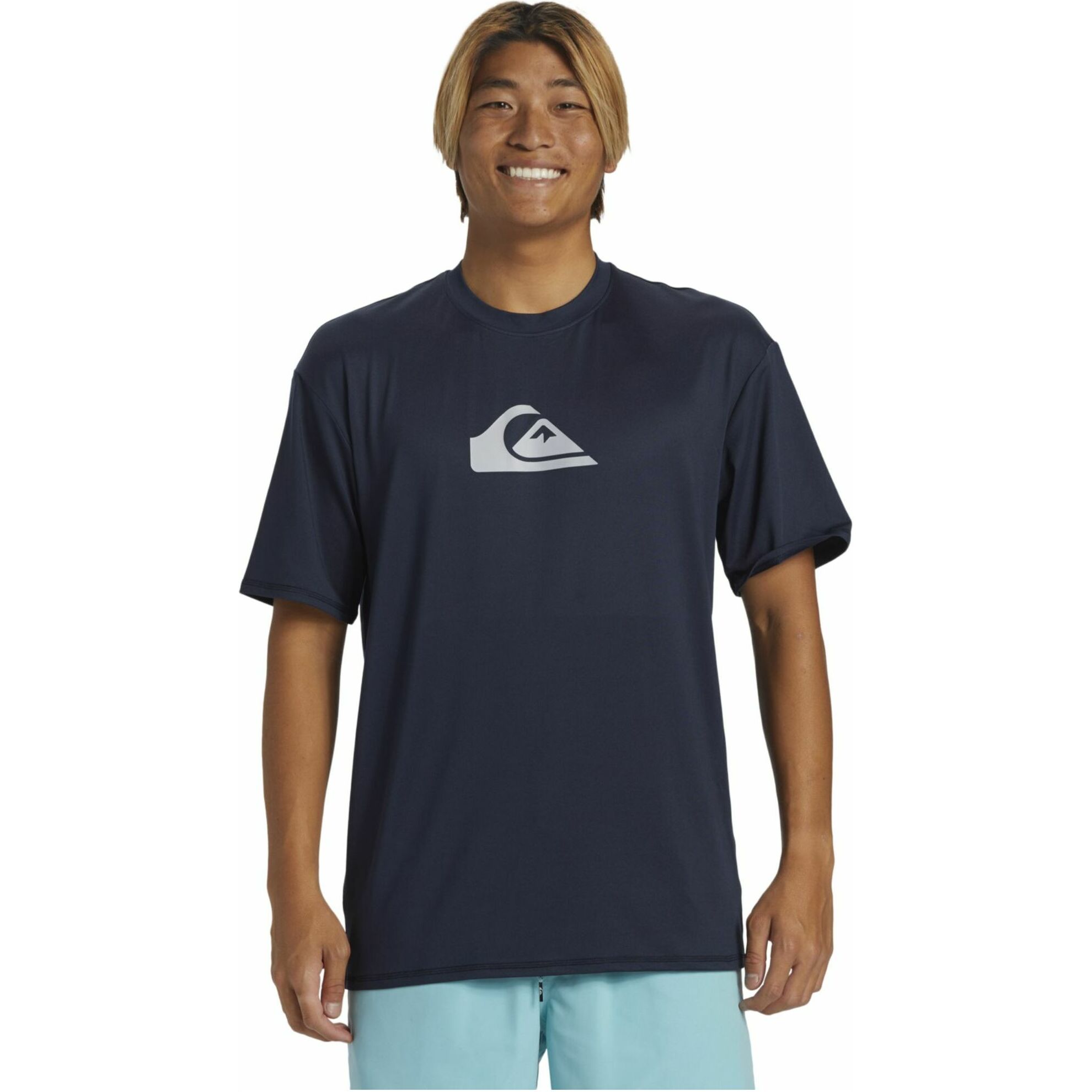 2026 Quiksilver Mens Everyday Surf Short Sleeve UPF T-Shirt AQYWR03135 - Dark Navy